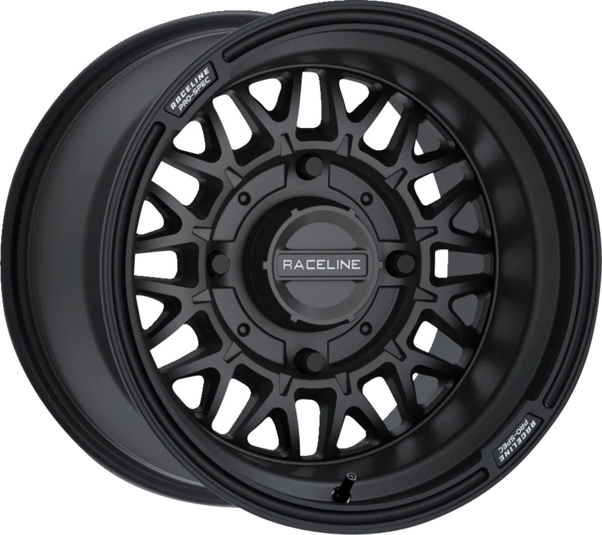 RACELINE WHEELS Wheel - Omega - Front/Rear - Black/Satin - 15x7 - 4/137 - 5+2 (+10 mm) A13B-57037+10