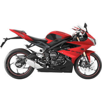 STOMPGRIP Traction Pad Tank Grips - Icon - Black - Triumph 55-14-0078B