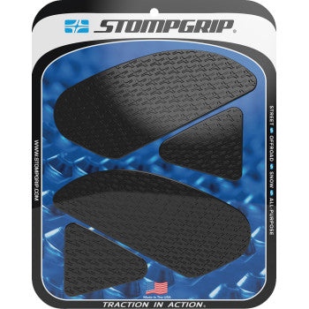 STOMPGRIP Traction Pad Tank Grips - Icon - Black - CBR 250R/300R 55-14-0100B