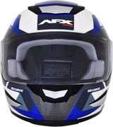 AFX FX-99 Helmet - Recurve - Pearl White/Blue - Large 0101-11123