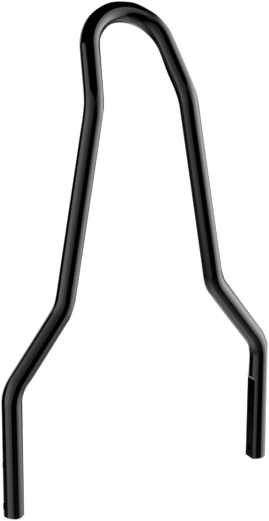 DRAG SPECIALTIES Round Tapered Sissy Bar - Black - 10" 50263811