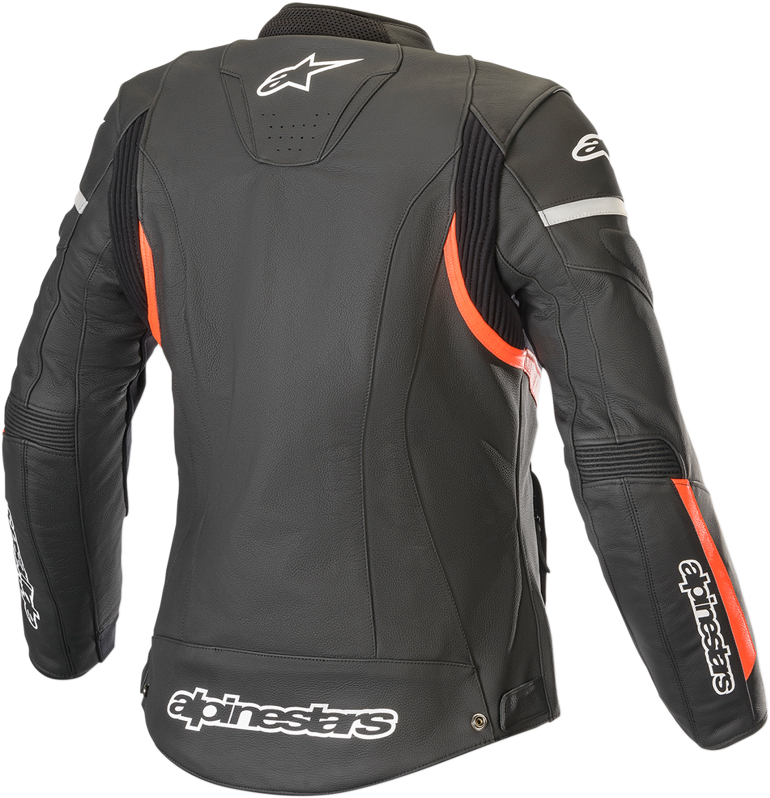 ALPINESTARS Stella Women's Kira Leather Jacket - Black/Red - US 6 / EU 42 3112019-1030-42