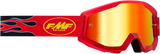 FMF PowerCore Goggles - Flame - Red - Red Mirror F-50051-00008 2601-3009