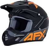 AFX FX-17 Helmet - Aced - Matte Black/Orange - Small 0110-6504