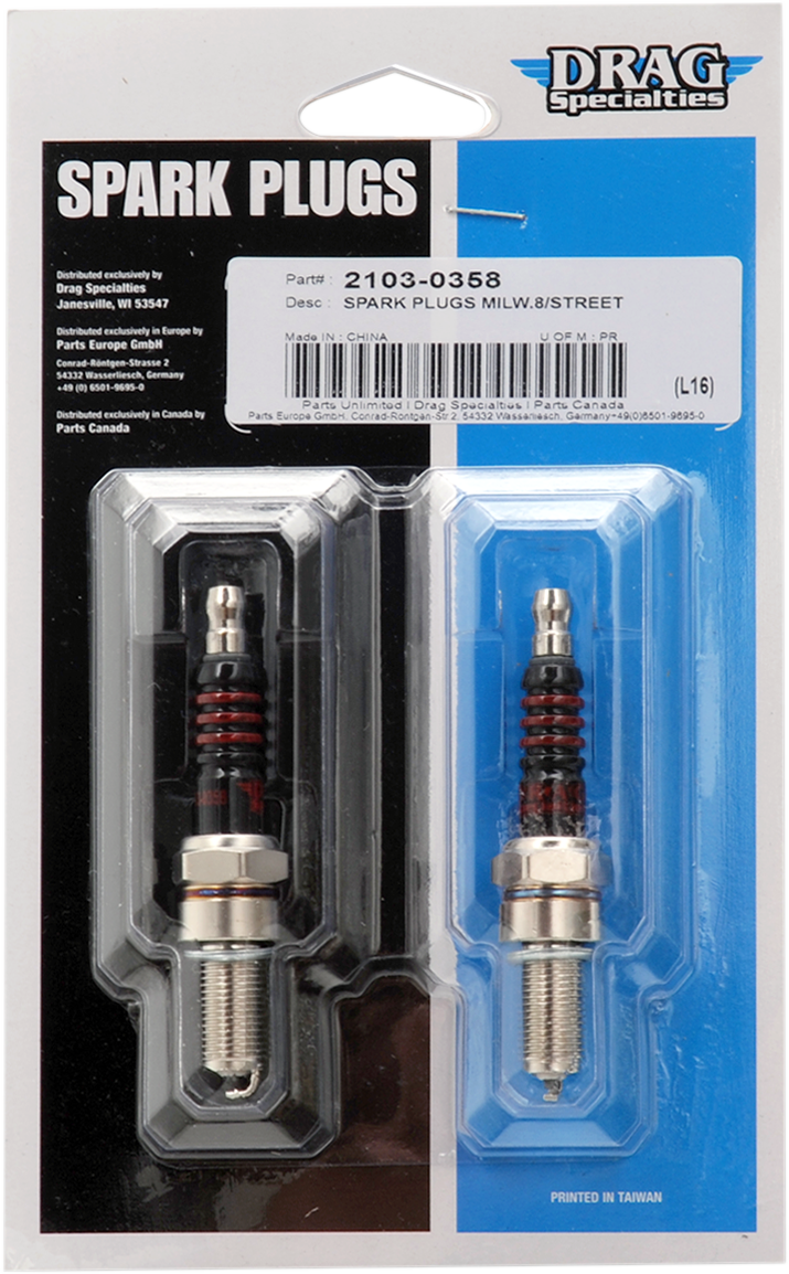 DRAG SPECIALTIES Spark Plugs - M8/XG E18-6724DS