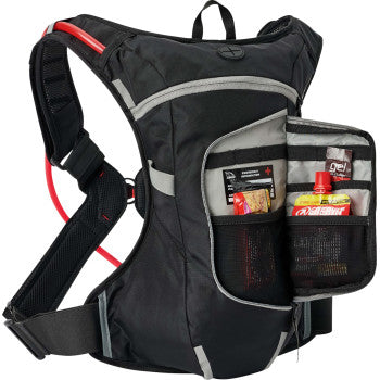 USWE Moto Hydration Pack - 4L - Black/Gray 204059001