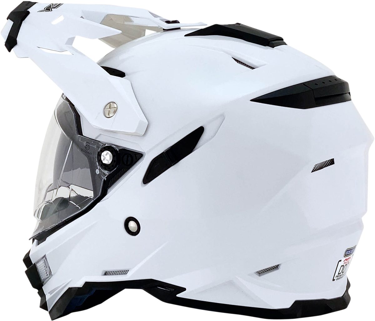 AFX FX-41DS Helmet - Pearl White - Medium 0110-3750