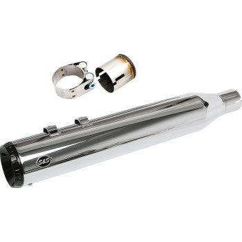 S&S CYCLE 2-into-1 4-1/2" Swindler Muffler Kit - Chrome - M8 Touring 550-1142