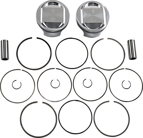 JE PISTONS Piston Kit - 98" - Twin Cam 324722