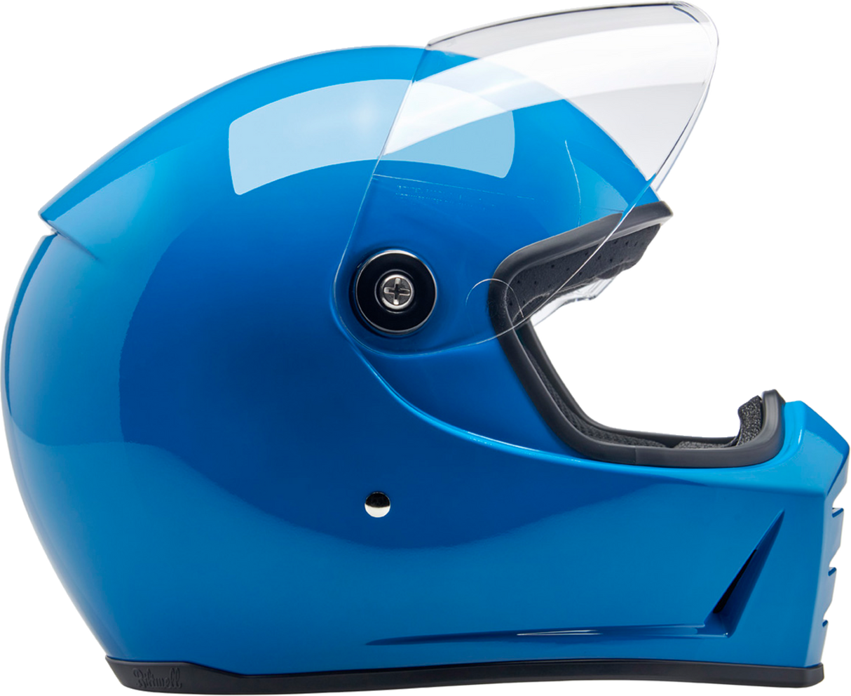 BILTWELL Lane Splitter Helmet - Gloss Tahoe Blue - Medium 1004-129-503