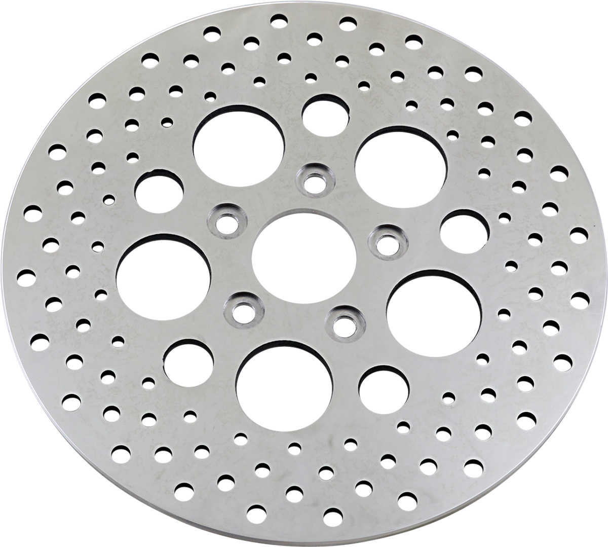 DRAG SPECIALTIES Drilled Brake Rotor - Rear - 11.5" - Harley-Davidson 060181ASP-BC648