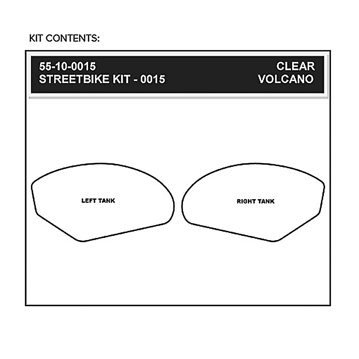 STOMPGRIP Traction Kit - Clear - Honda 55-10-0015C