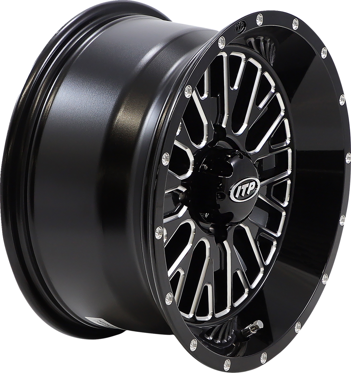 ITP Wheel - Momentum - Front/Rear - Black/Milled - 14x7 - 4/110 - 4+3 (+10 mm) 1422734731B