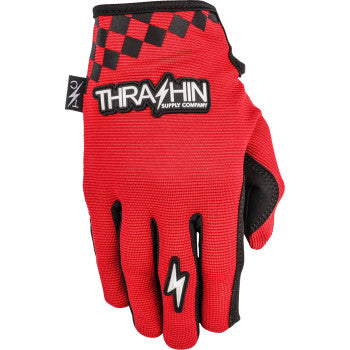 THRASHIN SUPPLY CO. Go Fast Stealth Gloves - Red - XL SV1-18-11