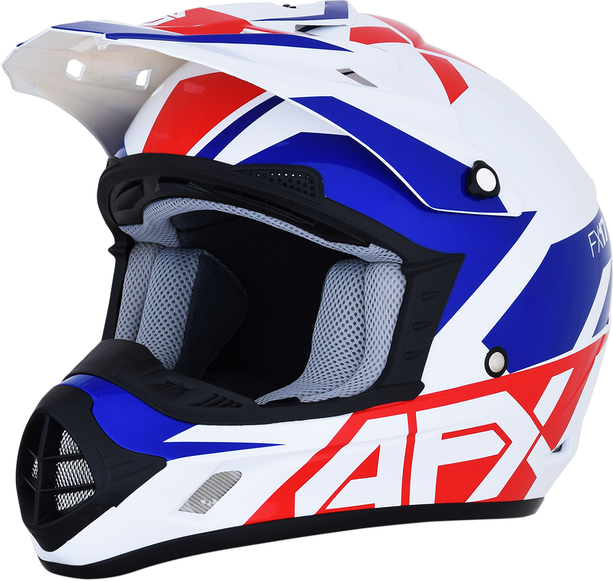 AFX FX-17 Helmet - Aced - Red/White/Blue - XL 0110-6482