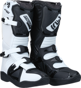 MOOSE RACING M1.3 Boots - Black/White - Size 10 3411-0469