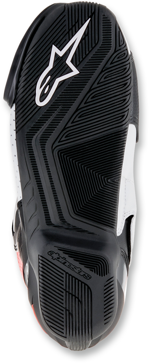 ALPINESTARS SMX-6 v2 Vented Boots - Black/White/Red Fluorescent - US 12.5 / EU 48 2223017-1320-48