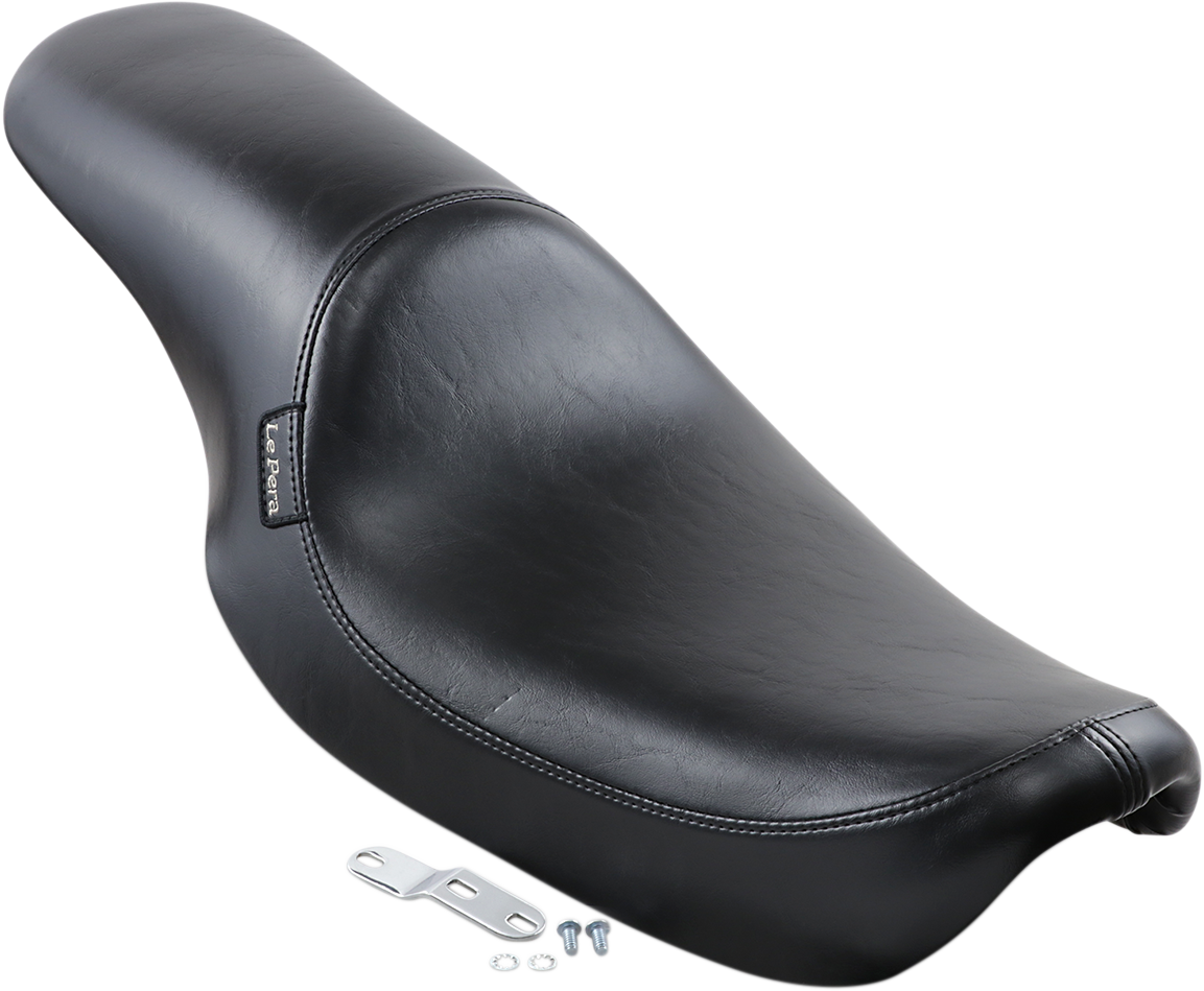 LE PERA Silhouette Full-Length Seat - Smooth - Black - Dyna '91-'95 L-861