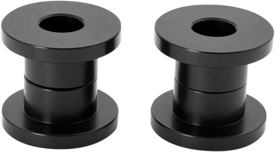 SPEED MERCHANT Riser Bushings - Solid - Black SM-HDFLRB-B