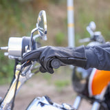 THRASHIN SUPPLY CO. Roper Leather Gloves - Black - Small TRG-01-08