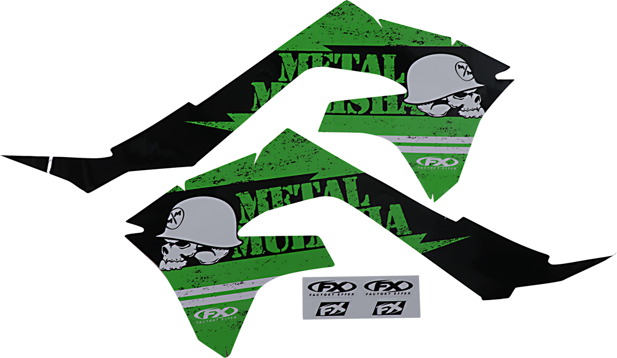 FACTORY EFFEX Metal Mulisha Graphic Kit - Kawasaki 23-11138