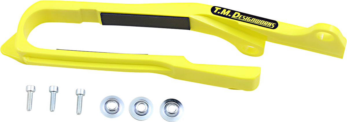 T.M. DESIGNWORKS Chain Slider - Suzuki - Yellow DCS-S25-YL