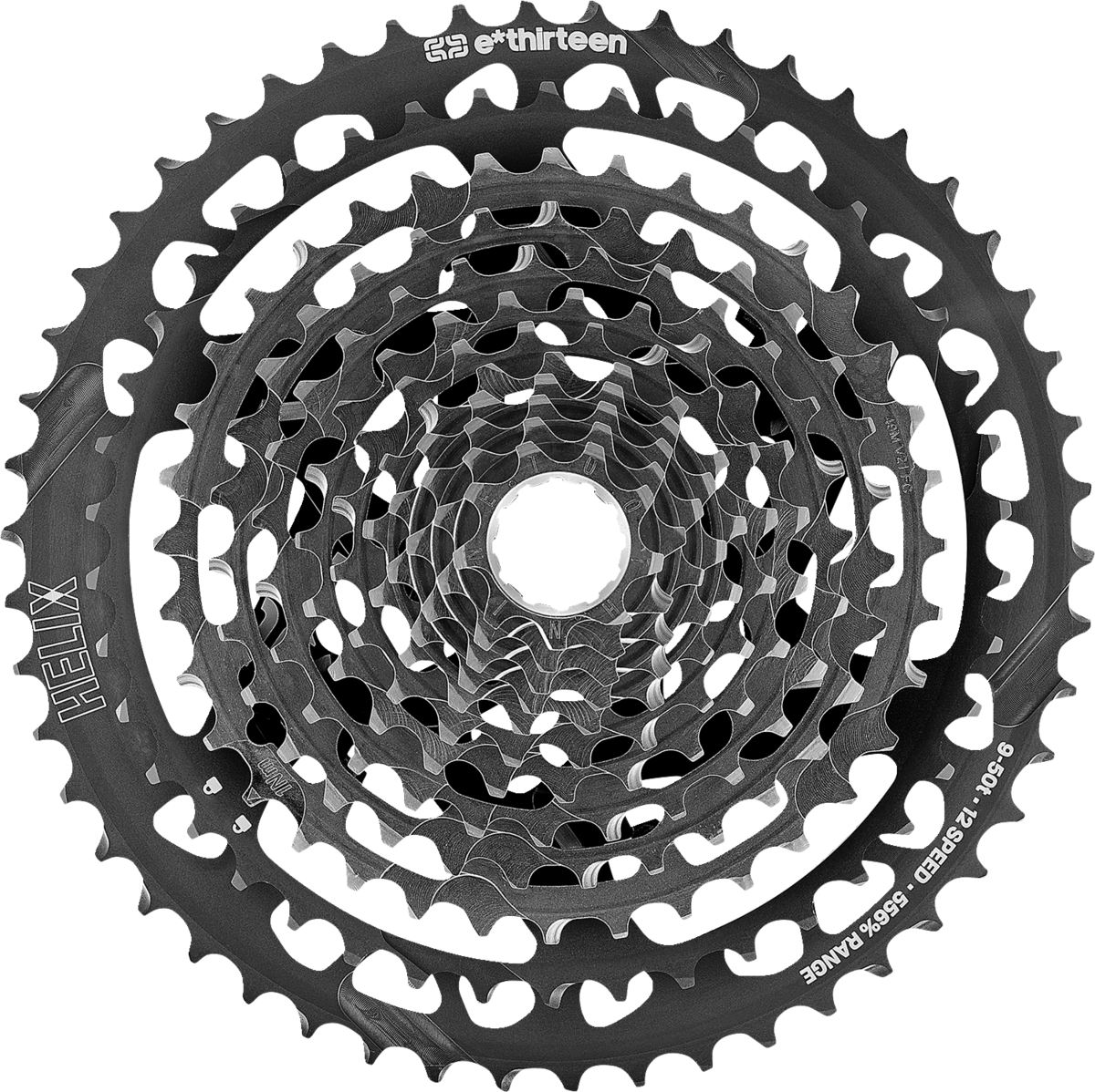 E*THIRTEEN Helix Plus Cassette - 9-50T - 12 Speed FW2HPA-100