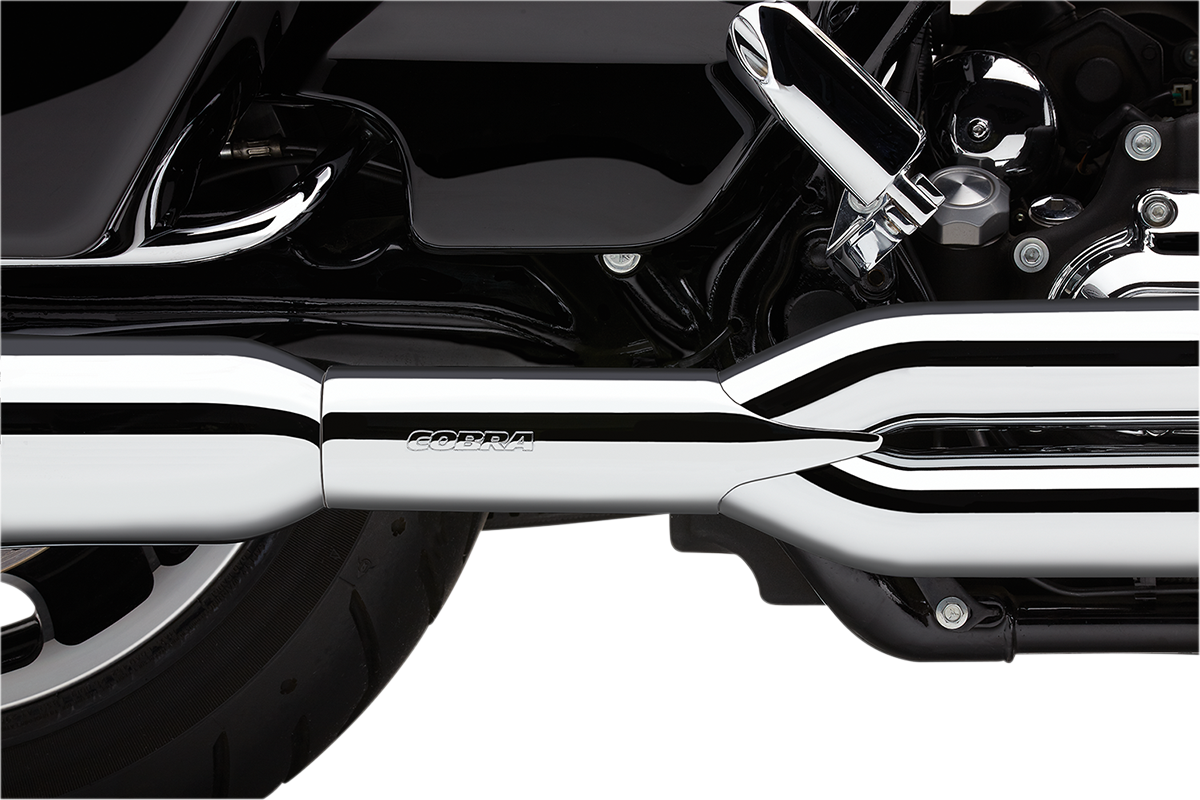 COBRA 2:1 Exhaust - Chrome Glide /Road King 2009-2016 FL 6450