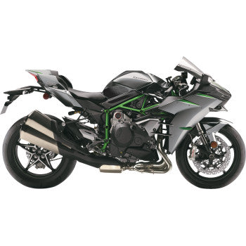 STOMPGRIP Traction Pad Tank Grips - Volcano - Black - Ninja H2 55-10-0108B