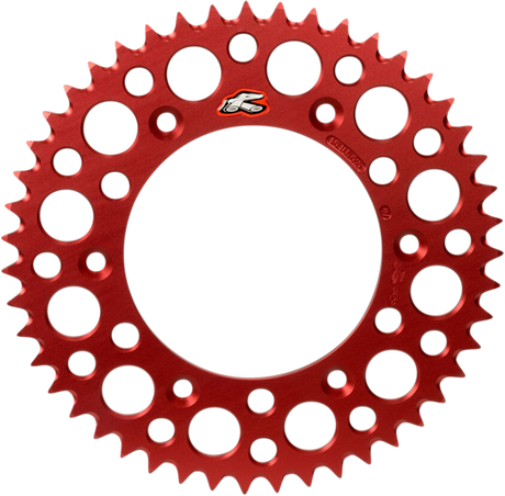 RENTHAL Twinring™ Rear Sprocket - 51 Tooth - Red 1540-520-51GPRD