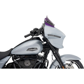 KLOCK WERKS Kolor Flare™ Windshield - 8" - Purple - FLHX KWW-01-0733