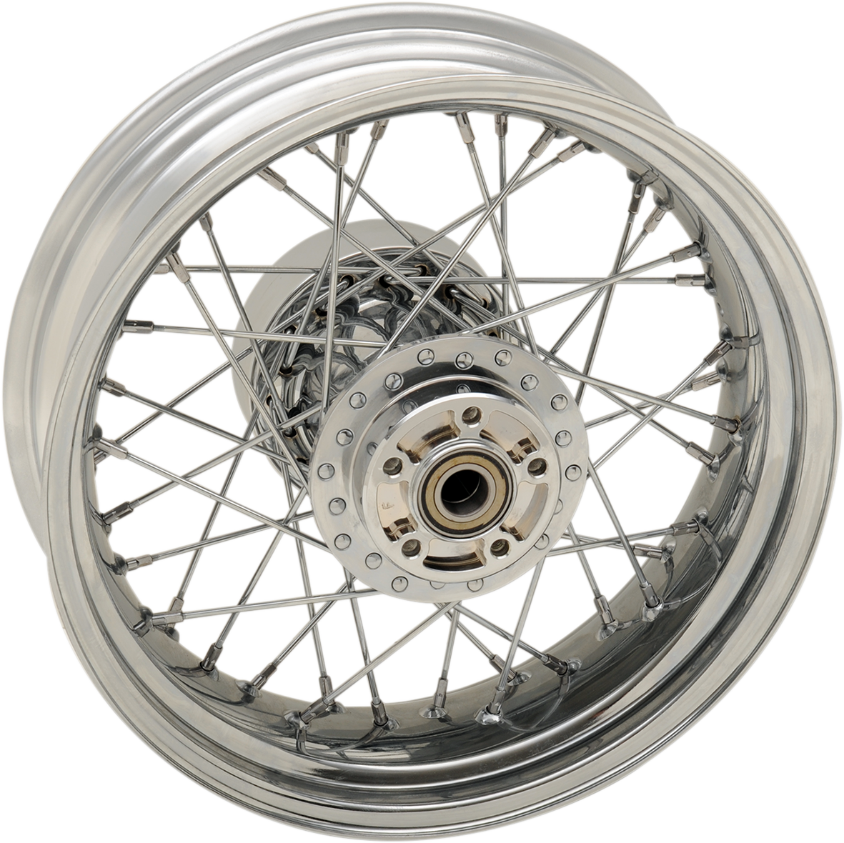 DRAG SPECIALTIES Rear Wheel - Single Disc/No ABS - Chrome - 16"x5.00" - '09+ 64398