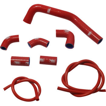 SAMCO SPORT Radiator Hose Kit - Red - Ducati Streetfighter V4 2020-2024   DUC-39-RD