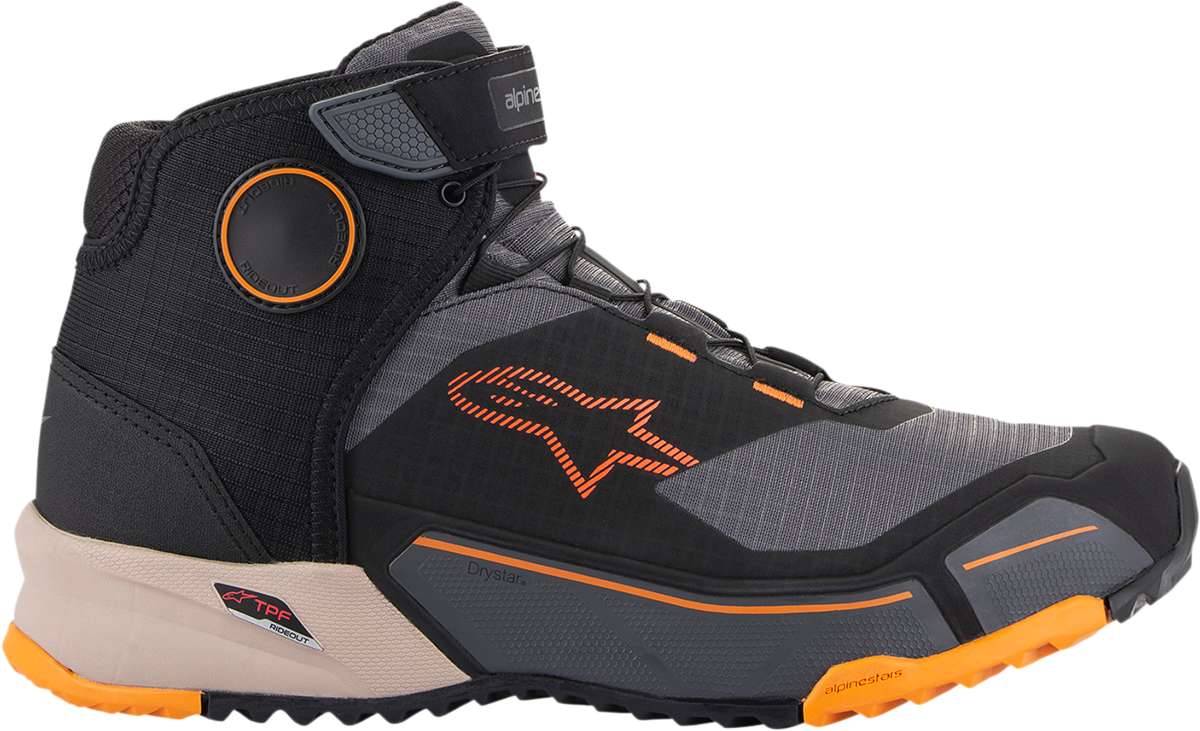 ALPINESTARS CR-X Drystar® Shoes - Black/Brown/Orange - US 12.5 26118201284-125