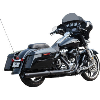 S&S CYCLE 2-into-1 4-1/2" Swindler Muffler Kit - Black - M8 Touring 550-1141
