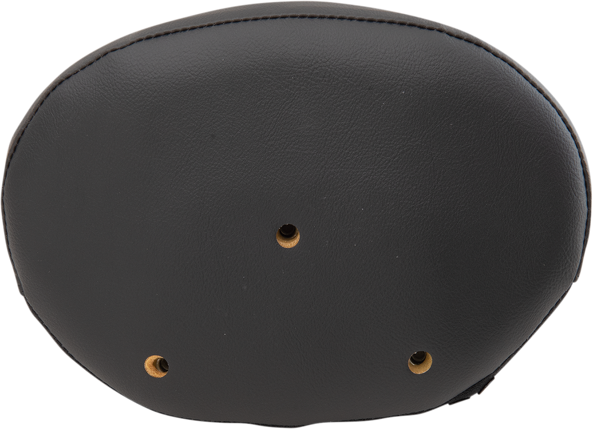 DRAG SPECIALTIES Backrest Pad - Oval - Double Diamond - Black 0822-0428