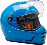 BILTWELL Lane Splitter Helmet - Gloss Tahoe Blue - XS 1004-129-501