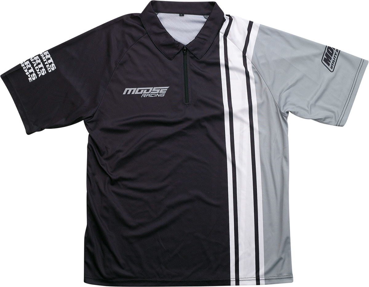 MOOSE RACING Moose Pit Shirt - Black - Large 3040-3036