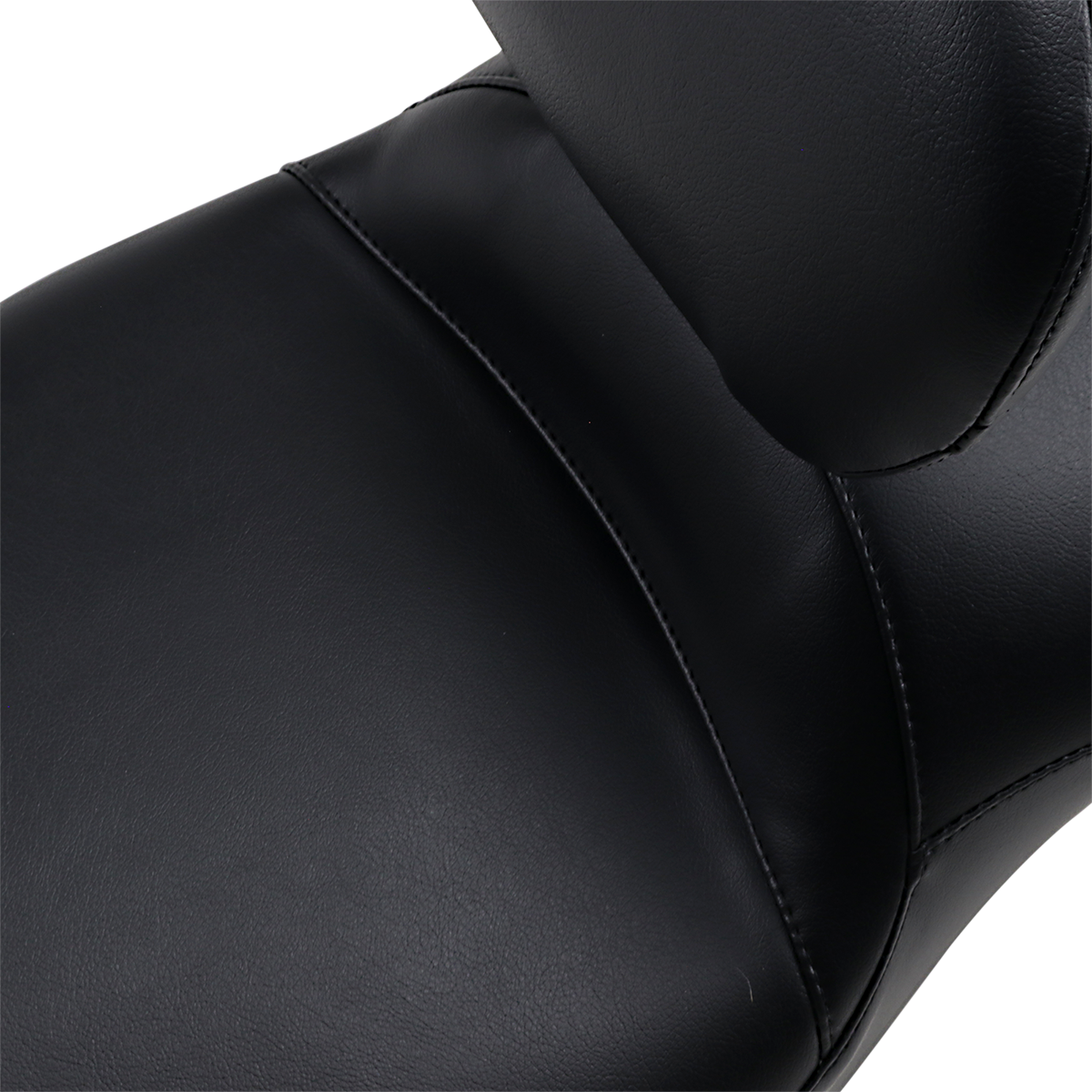 LE PERA Maverick Daddy Long Legs Seat - With Backrest - Black - Smooth - FLH '08+ LK-957DLTBRS