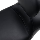 LE PERA Maverick Daddy Long Legs Seat - With Backrest - Black - Smooth - FLH '08+ LK-957DLTBRS