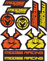 MOOSE RACING S2 Decal - Moose Racing - Yellow/Orange 4320-2206