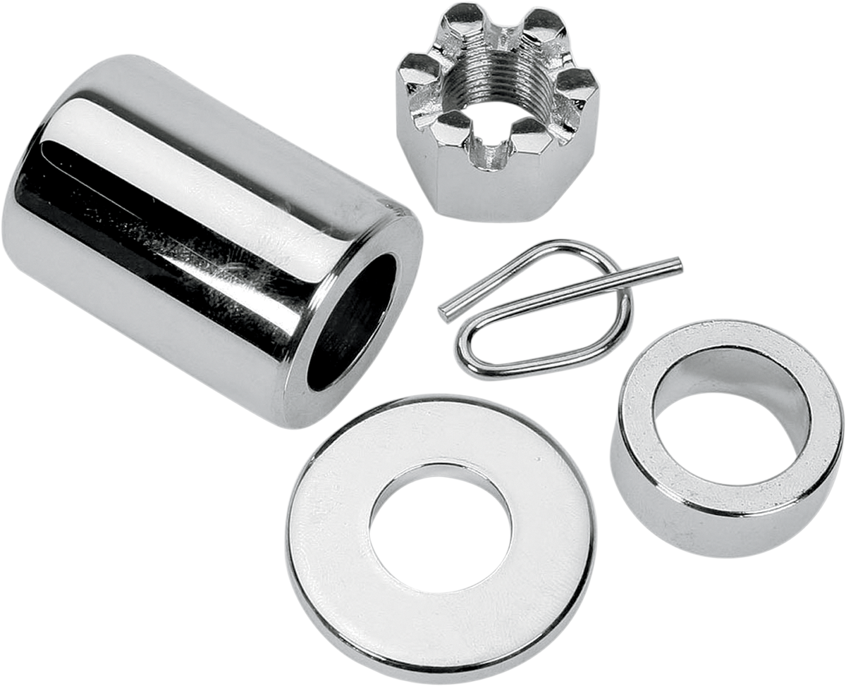 COLONY Axle Spacer - Rear - Chrome - Kit - 00-05 Dyna 2038-4