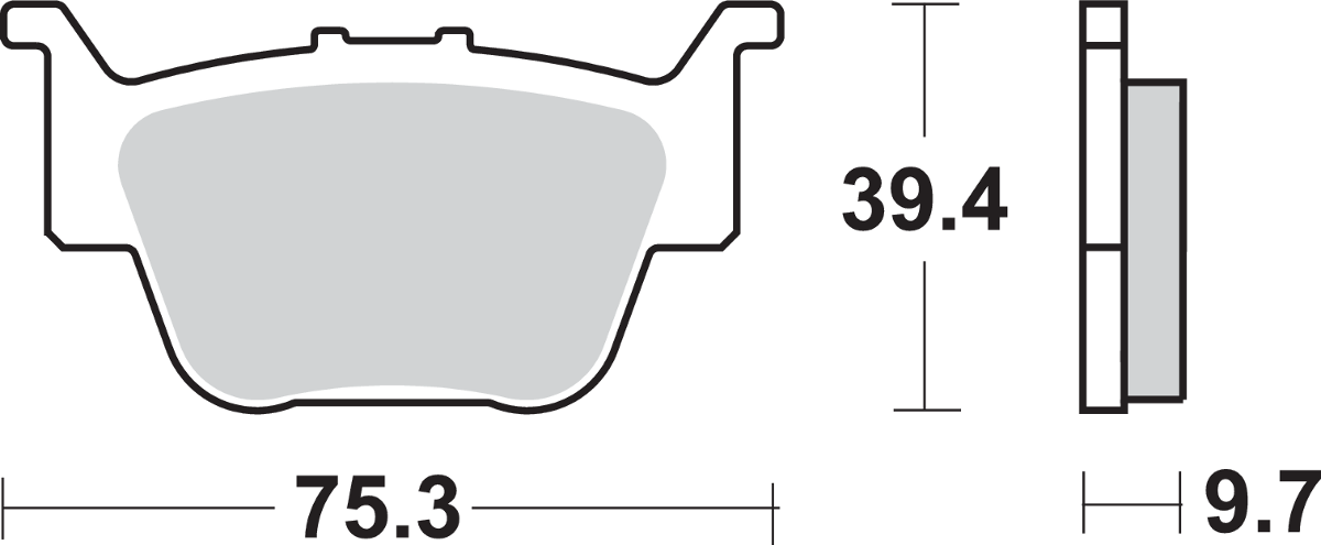 SBS Off-Road Sintered Brake Pads - Honda 813SI