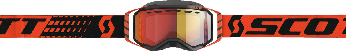 SCOTT Prospect Snow Goggles - Orange/Black - Enhancer Red Chrome 272846-1008312