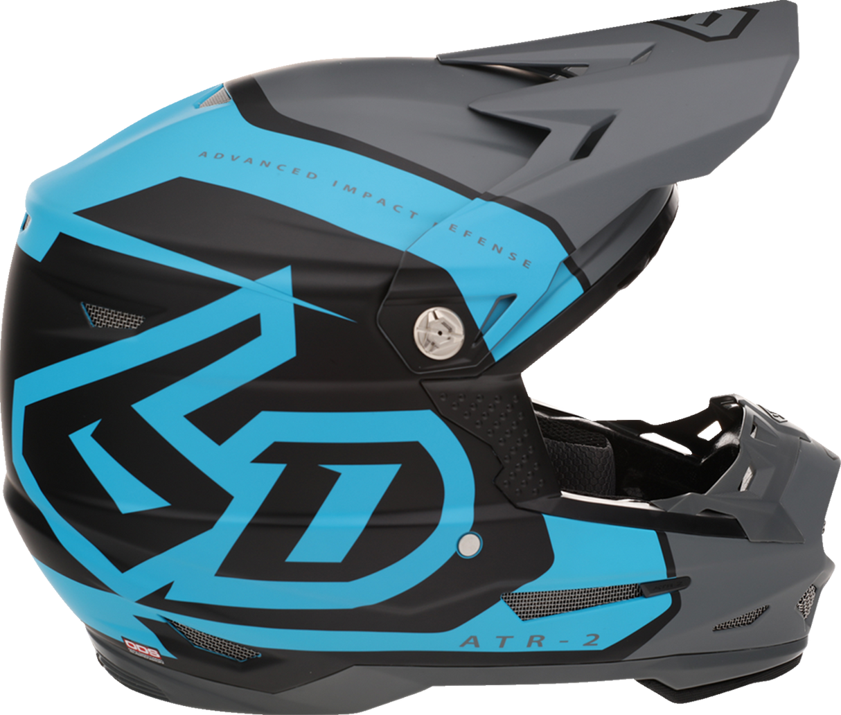 6D ATR-2 Helmet - Torque - Cyan/Gray - Medium 12-3236