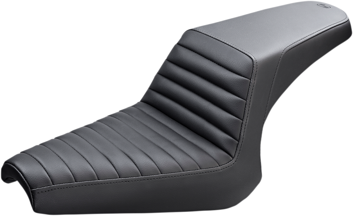 SADDLEMEN Step Up Seat - Front Tuck-n-Roll - Black Y13-16-171