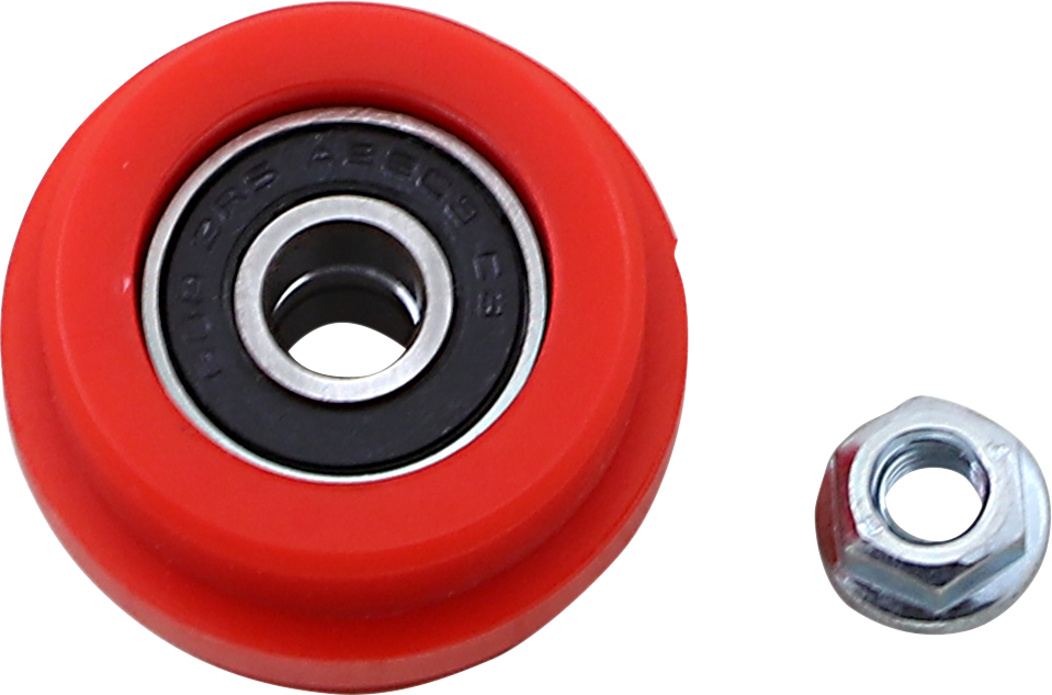 T.M. DESIGNWORKS Chain Roller - Honda - Red PLR-570-RD