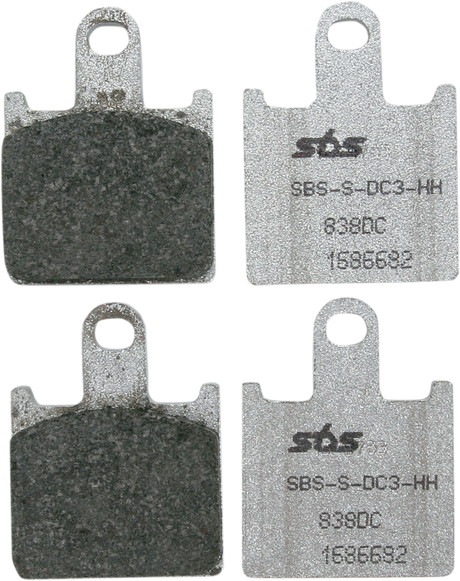 SBS Dual Carbon Brake Pads - ZX-14R 838DC