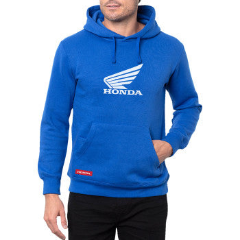 HONDA APPAREL Honda Wing Hoodie - Blue/White - Small LEM25S-M55-S
