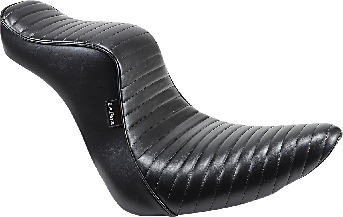 LE PERA Cherokee Seat - Pleated - Black - FLFB LYO-020PT